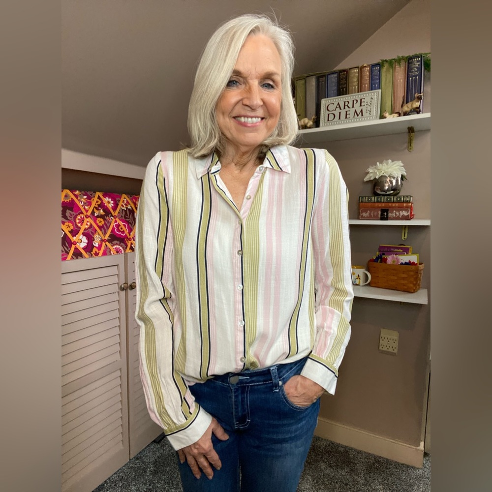 Patrons Of Peace Striped Button down Shirt